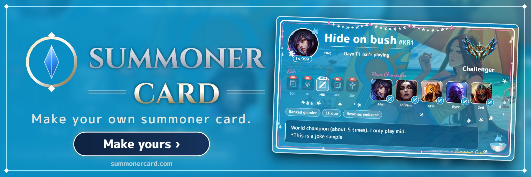 SUMMONER CARD banner: Songkran