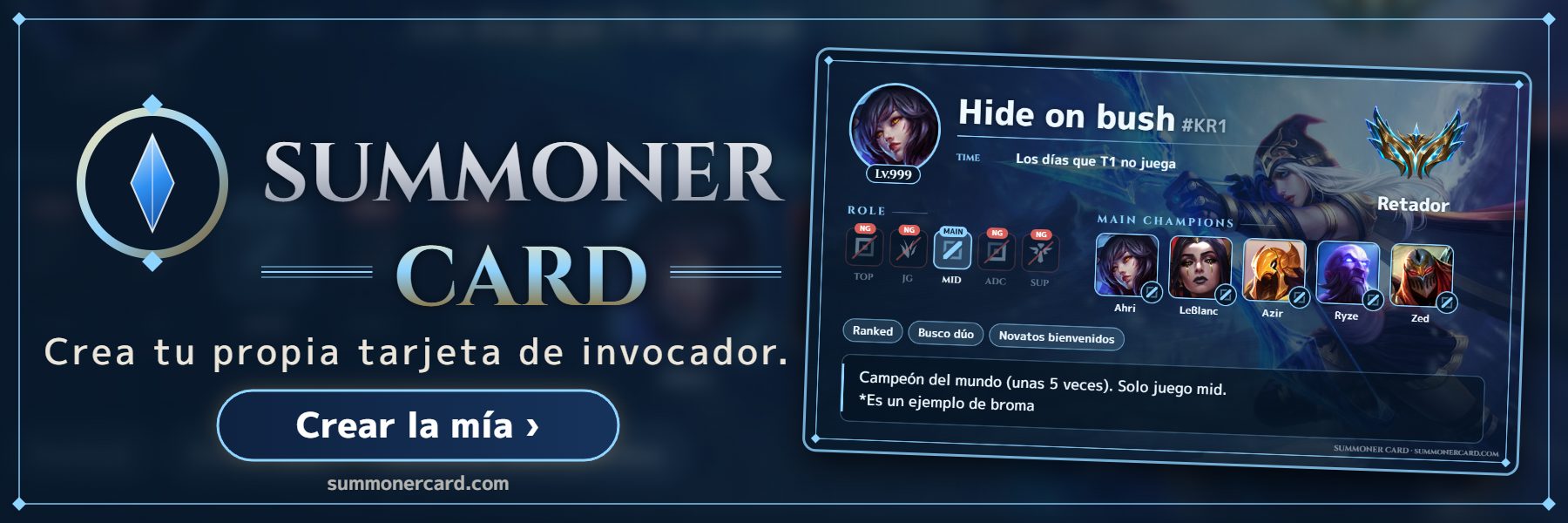 SUMMONER CARD banner: Freljord