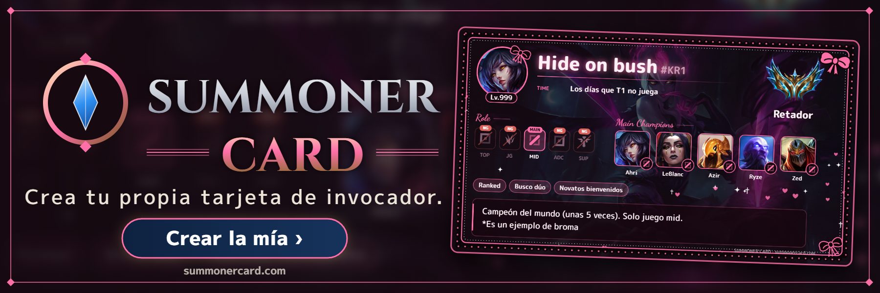 SUMMONER CARD banner: Jirai-kei