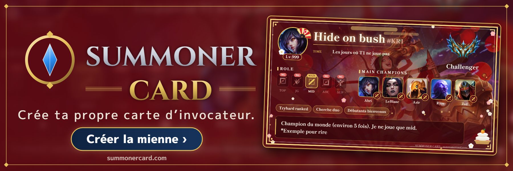 SUMMONER CARD banner: Nouvel An