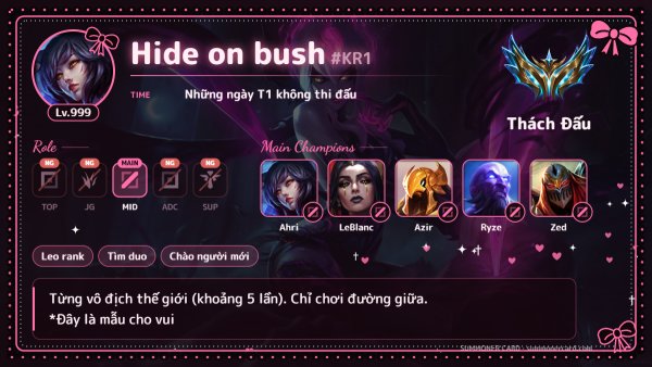 Mẫu thẻ triệu hồi sư: Jirai-kei